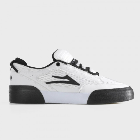 Кеды Lakai Payload White Leather Black 10us