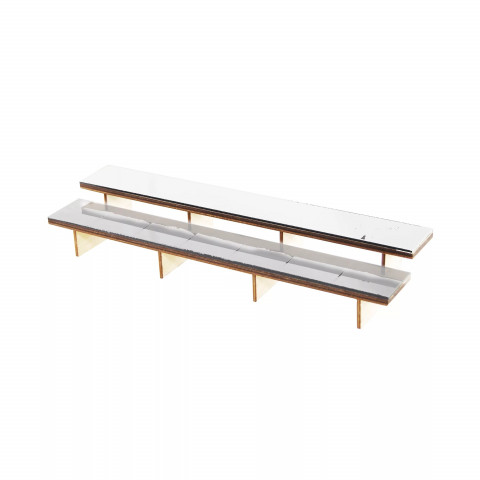 Фингерпарк PARS Stadium Double Bench верх из белой плитки Фингерпарк PARS Stadium Double Bench верх из белой плитки